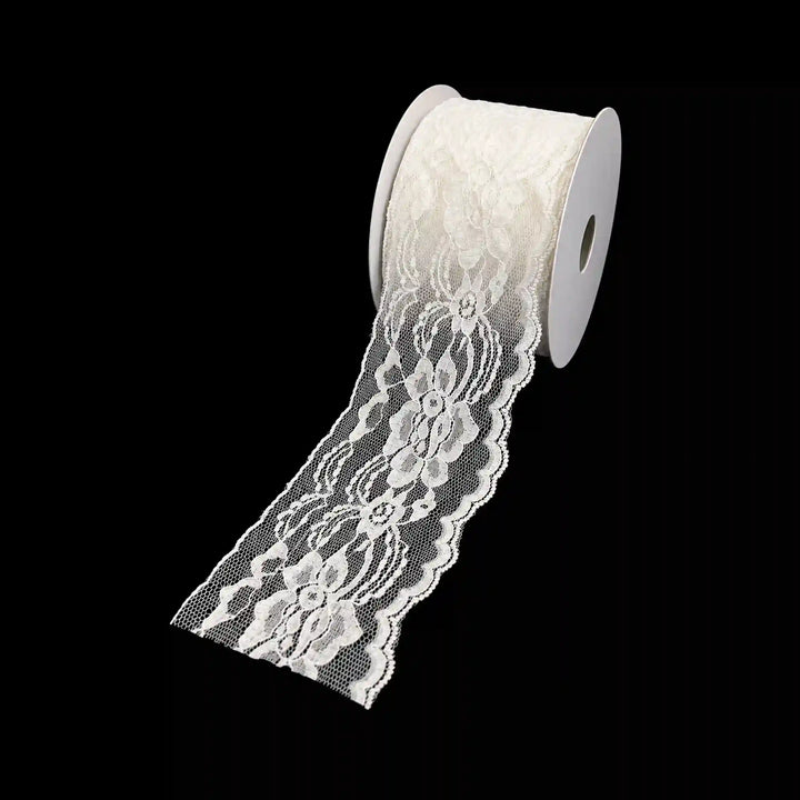 Delicate Floral Petal Pattern Lace Trim | SKU-118