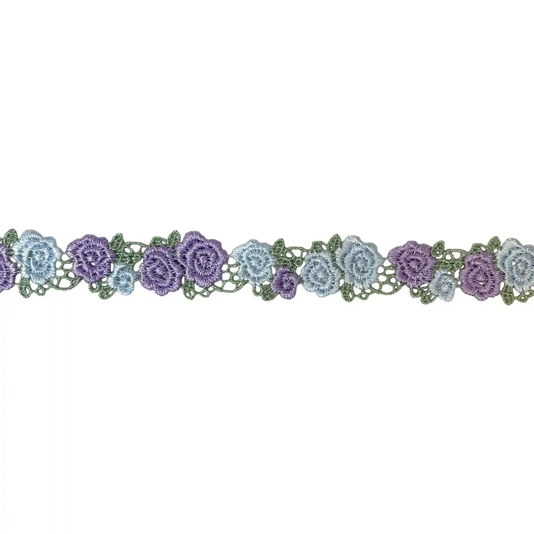Crochet Style Floral Ribbon