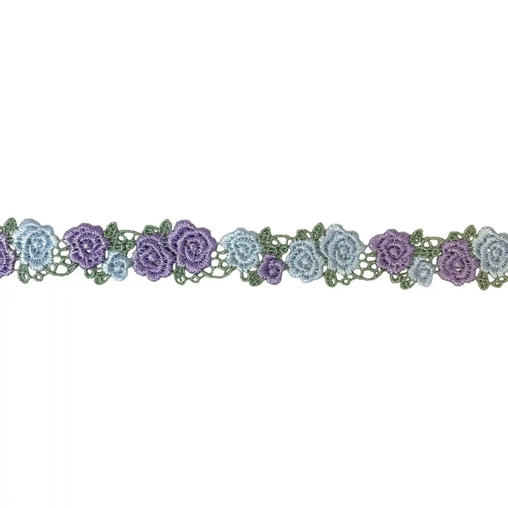 Crochet Style Floral Ribbon