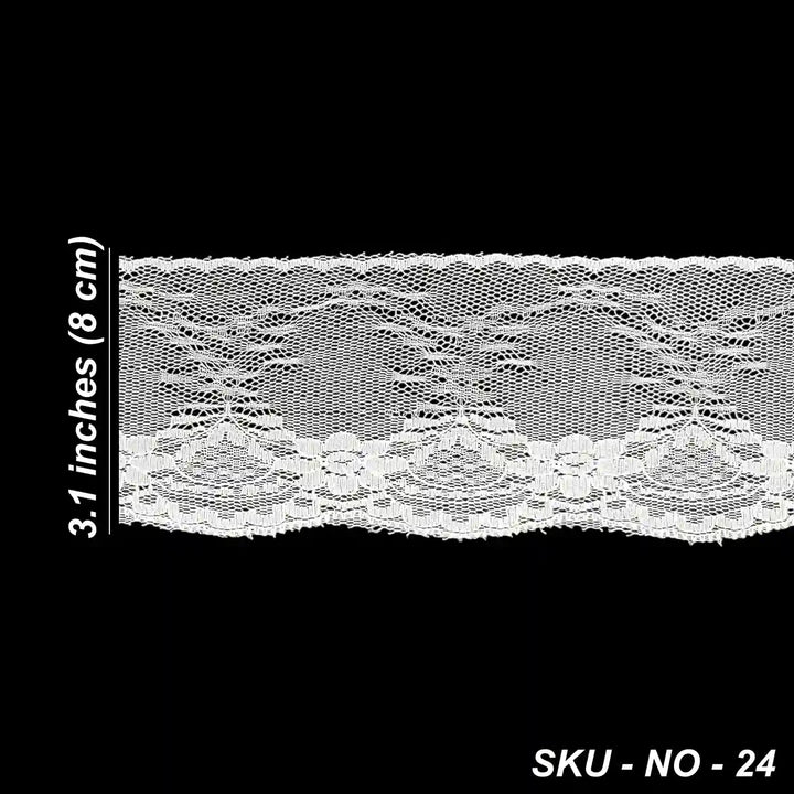 Delicate Scalloped Border Lace | SKU-24