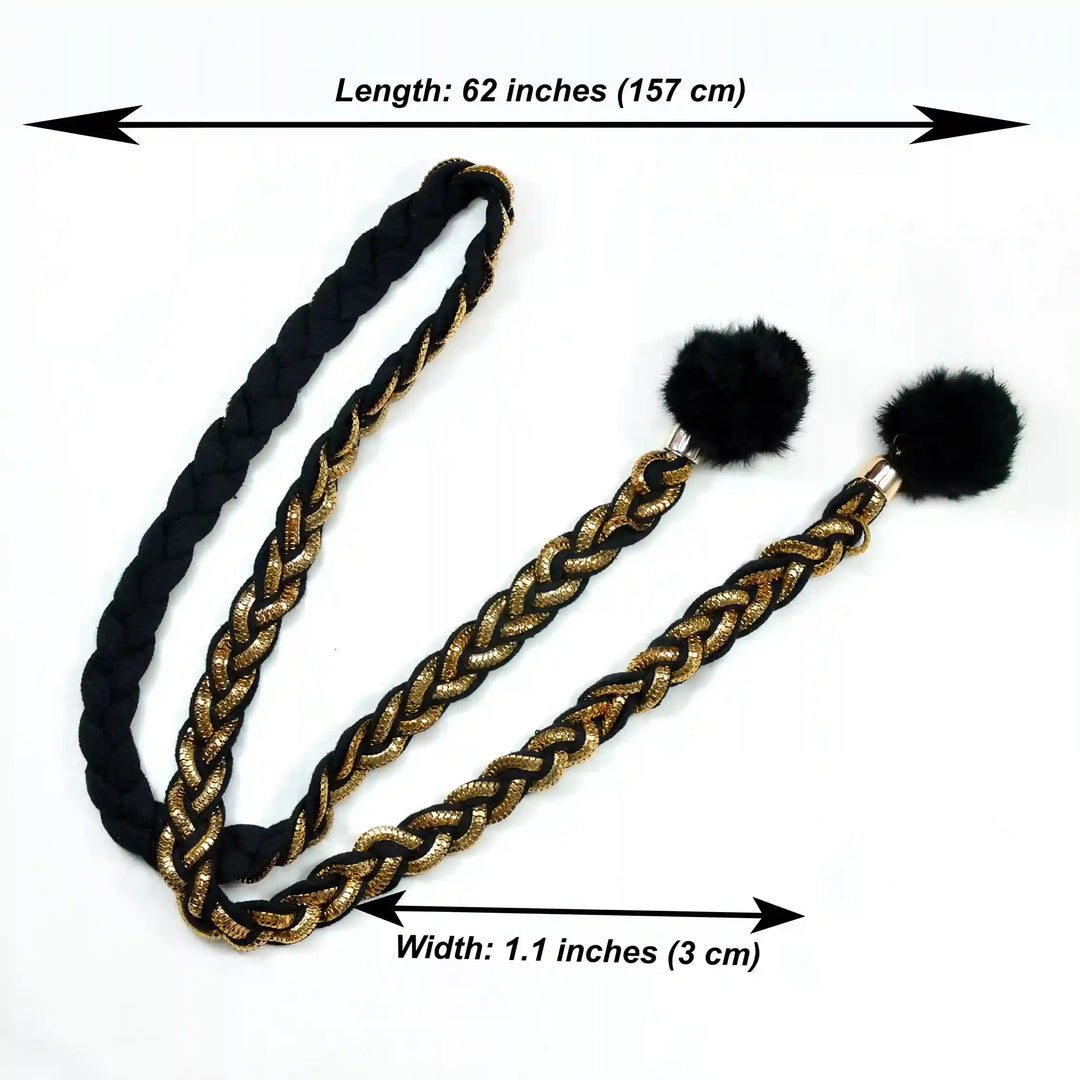 Braided Rope Style Belt