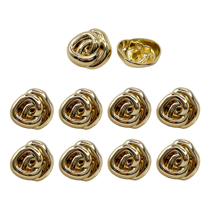 Floral Style Button for Clothing and Accessories