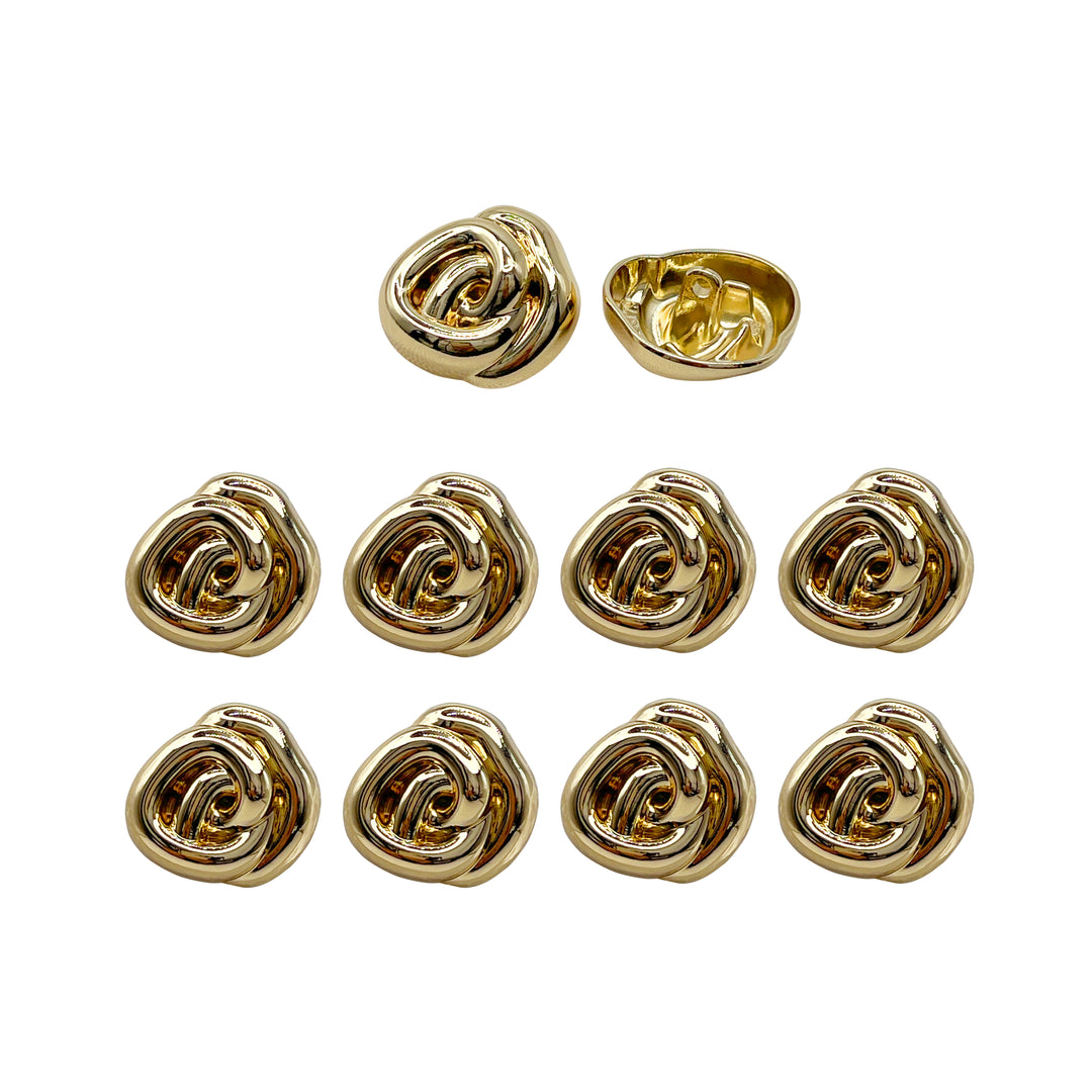 Floral Style Button for Clothing and Accessories