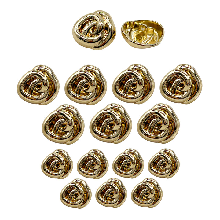 Floral Style Button for Clothing and Accessories