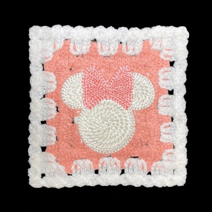 Teddy Bow Crochet Patch