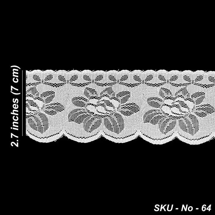 Vintage White Floral Lace | SKU-64