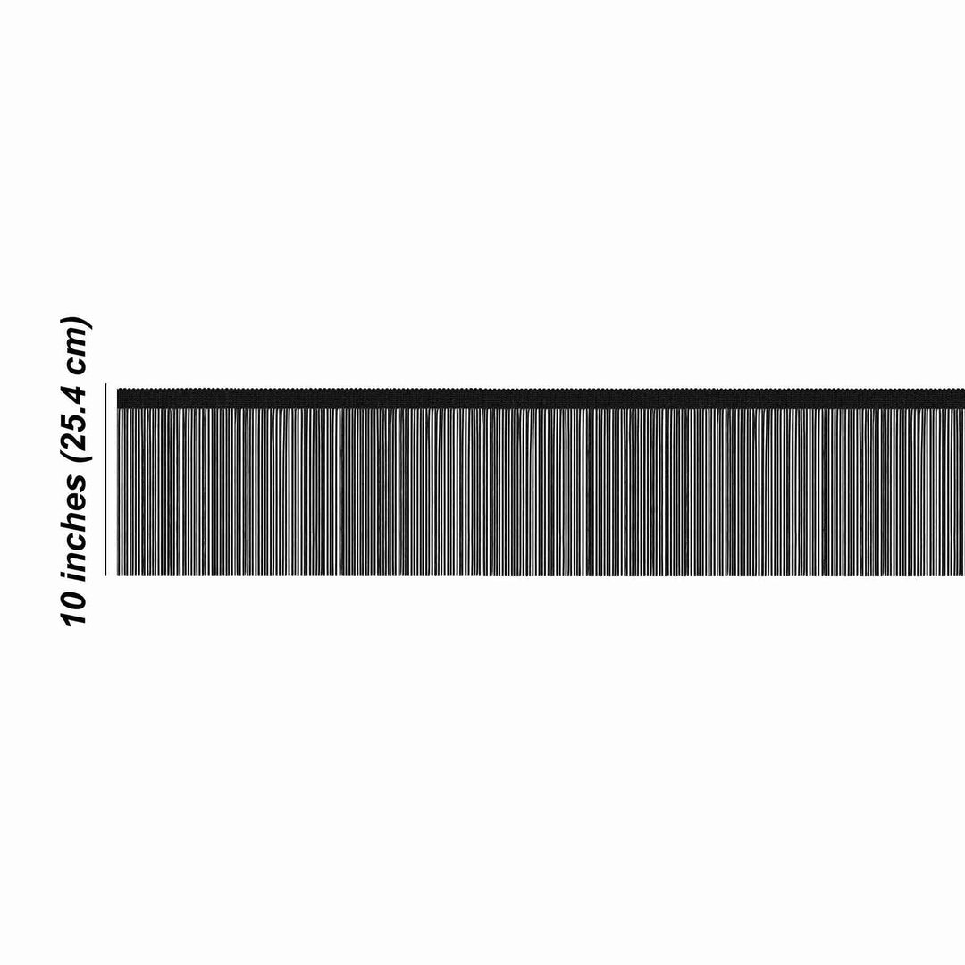 10 Inch | Opulent Cascade Fringe Lace