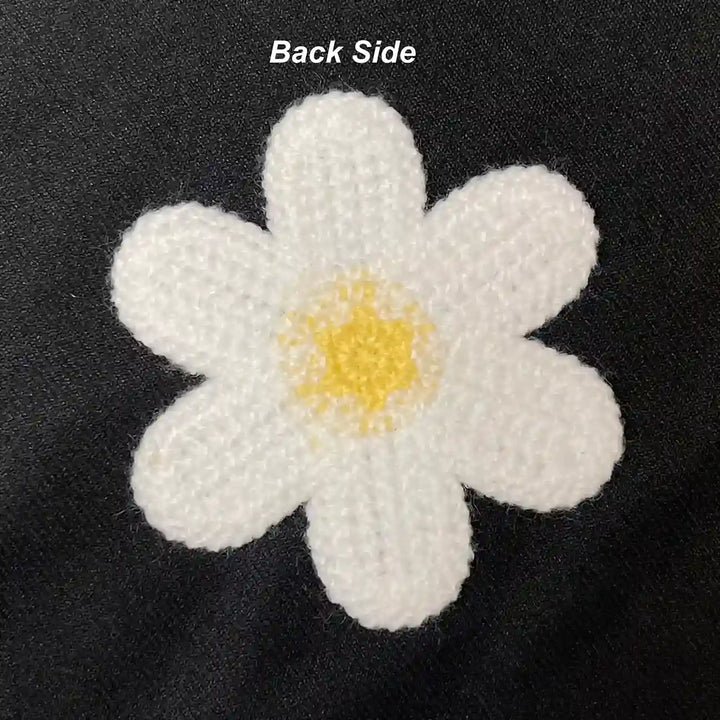 Crochet Sew Daisy Patch | 3pc