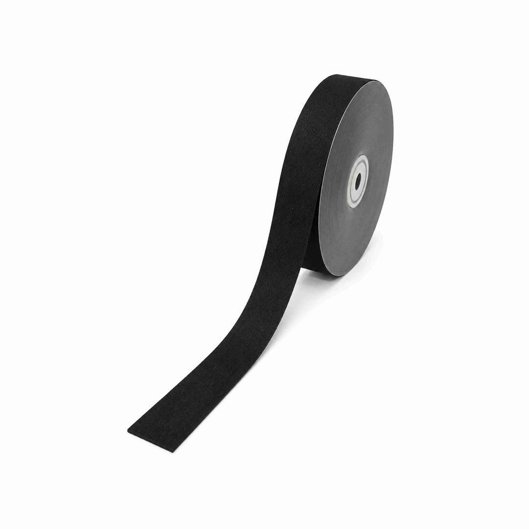 Black Faux Suede Flat Ribbon Trim