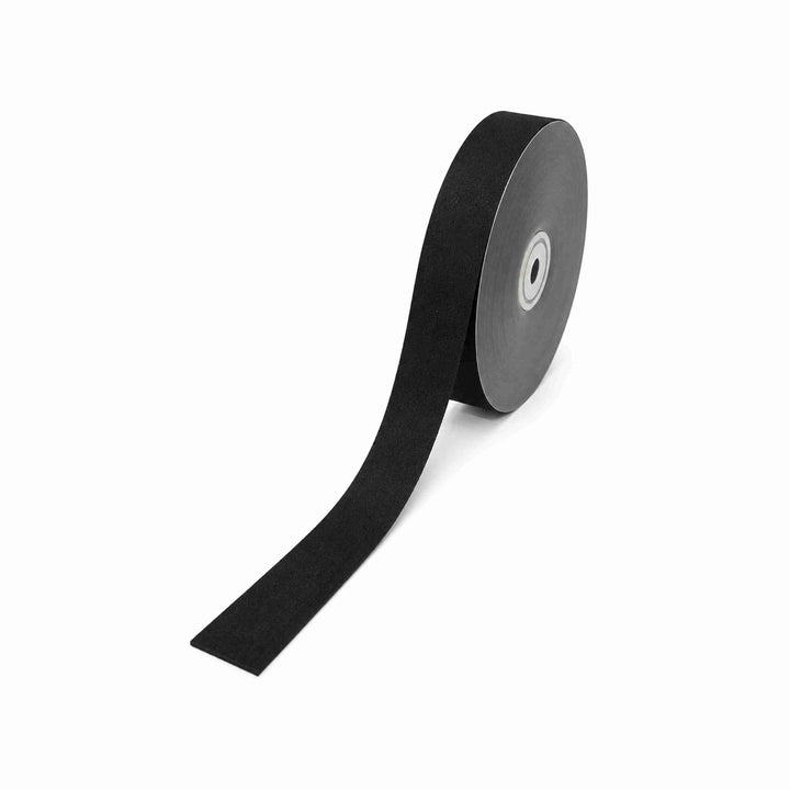 Black Faux Suede Flat Ribbon Trim