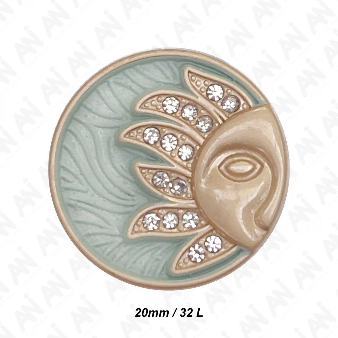 Sun Inspire Metal Buttons