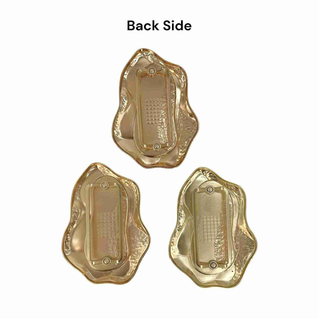 Baroque Nugget Resin Marble Buckle