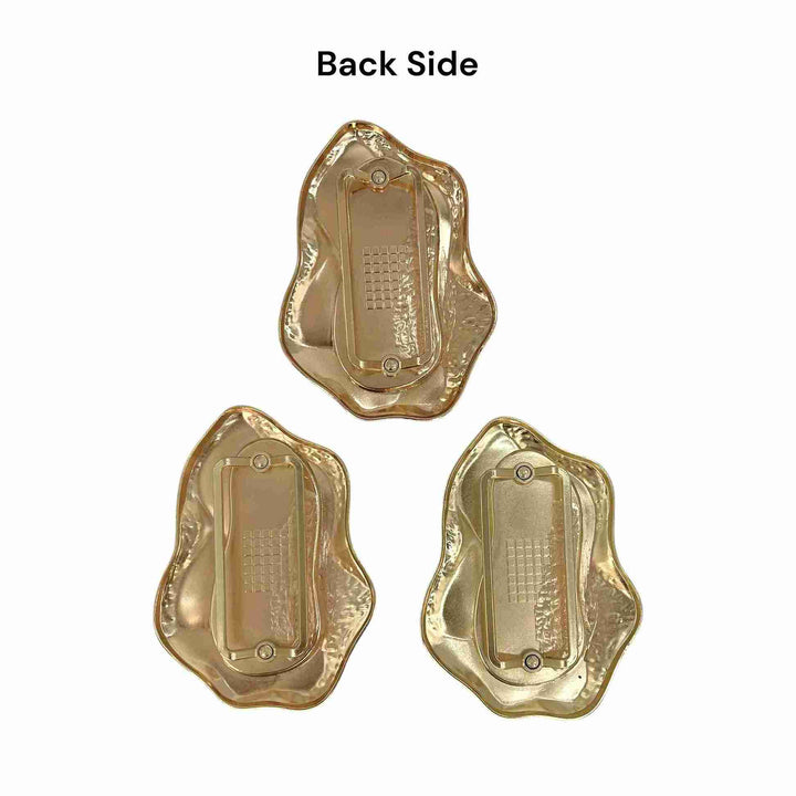 Baroque Nugget Resin Marble Buckle
