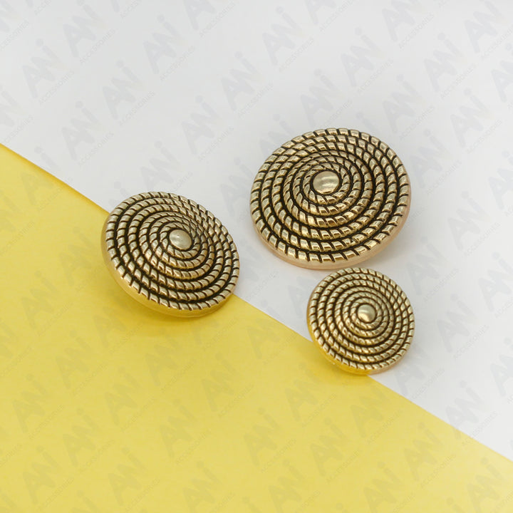 Textured Dome Metal Buttons