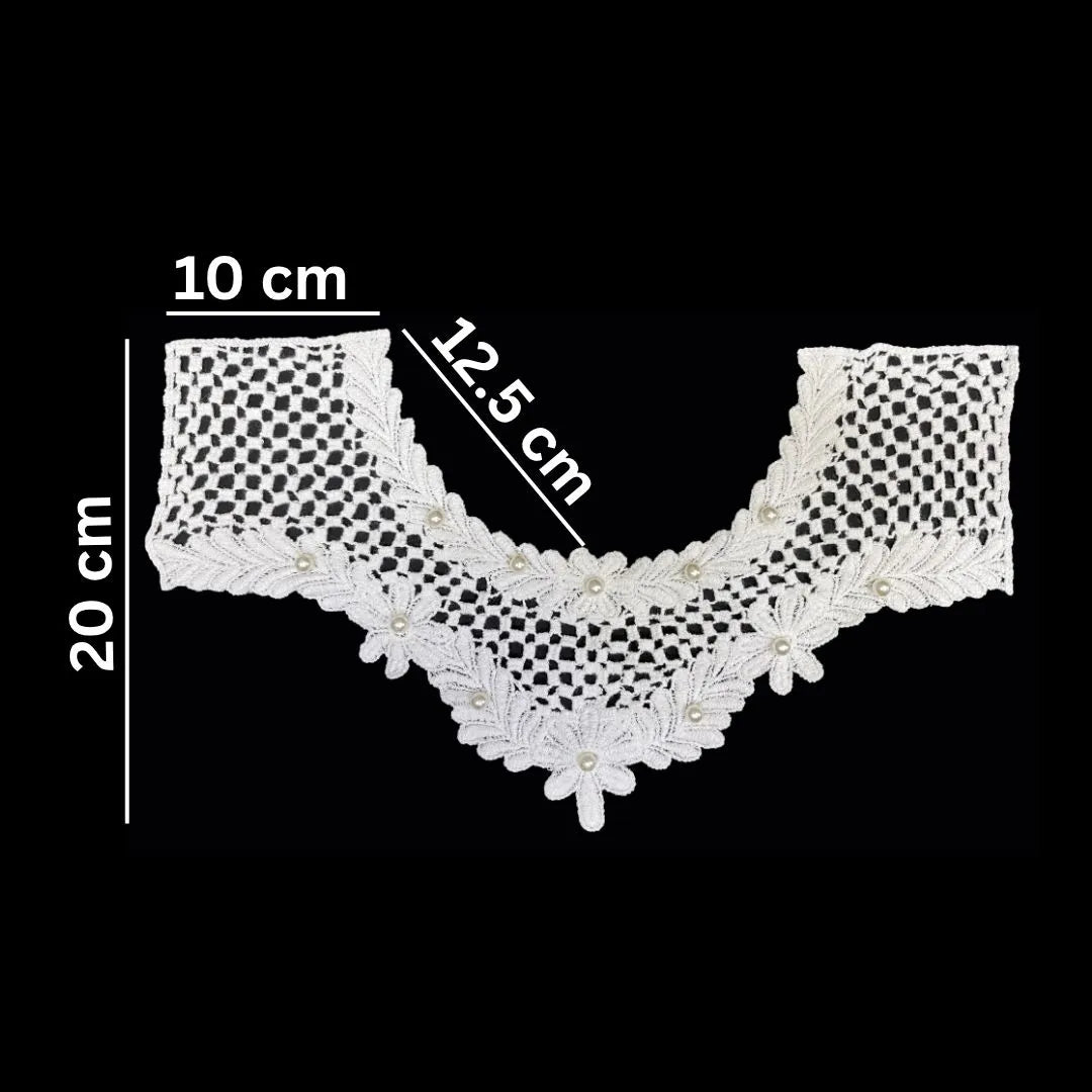 Honeycomb Style Floral Pearl Yoke