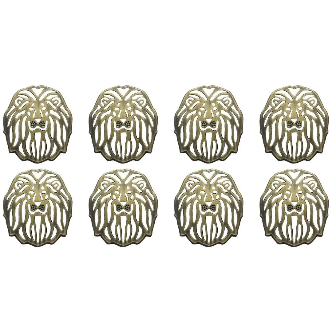Laser Cut Lion Metal Buttons | 19mm(30L) & 24mm(38L)