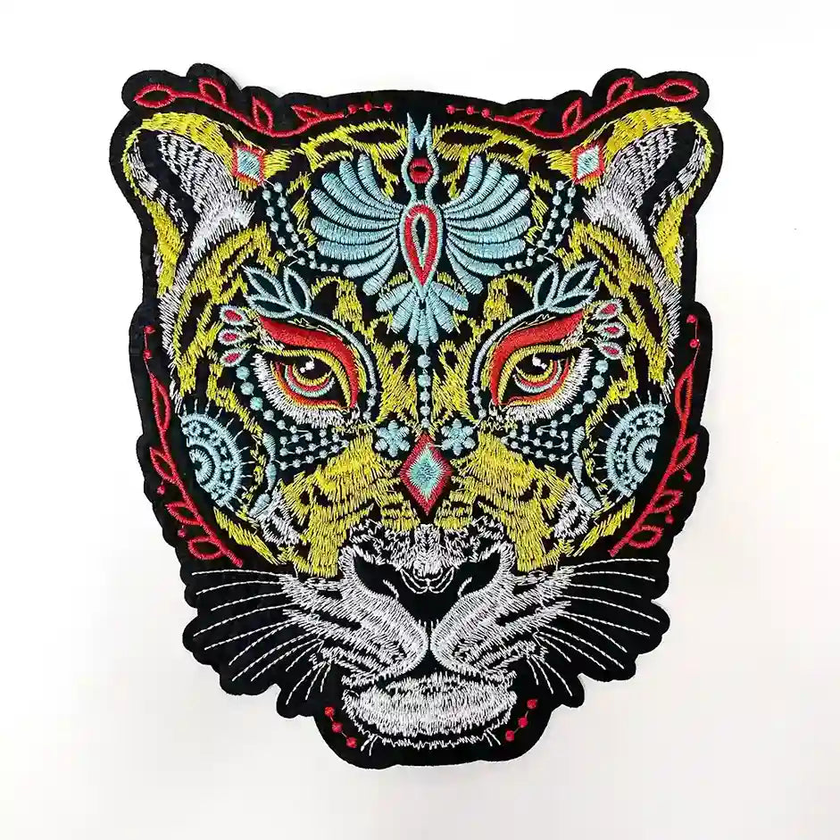 Spirit Jaguar Totem Head Patch