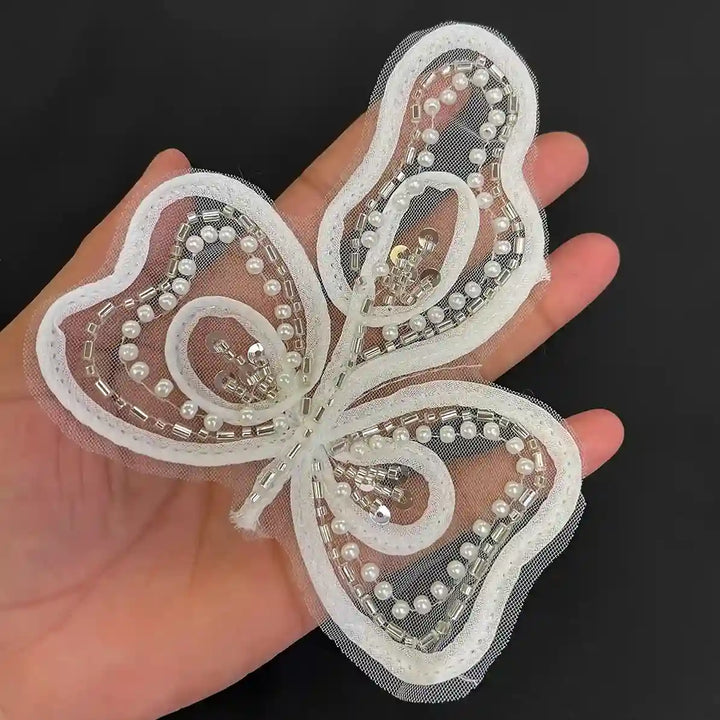 Luxury Beaded Symbolic Appliqué Patch