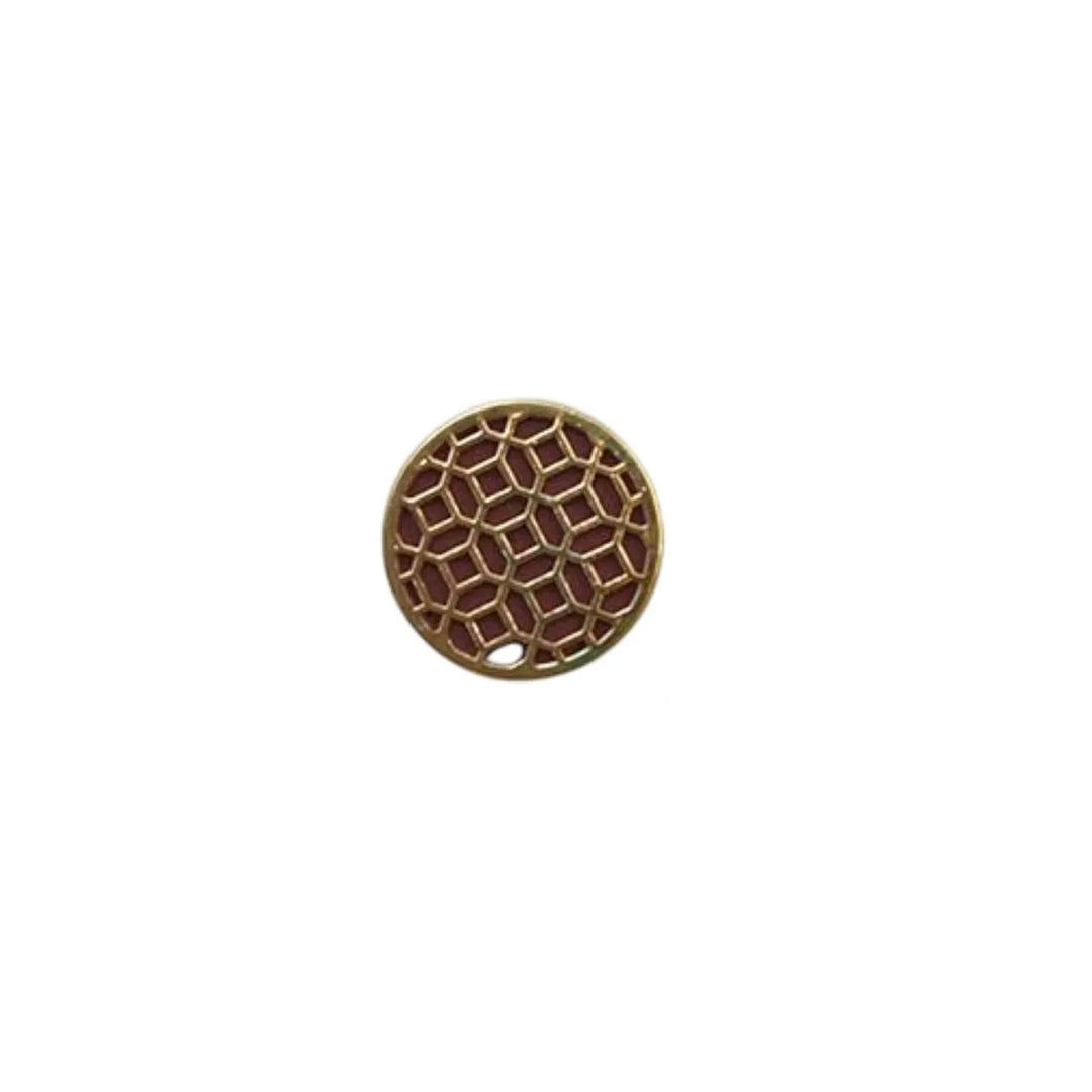 Honeycomb Pattern Buttons