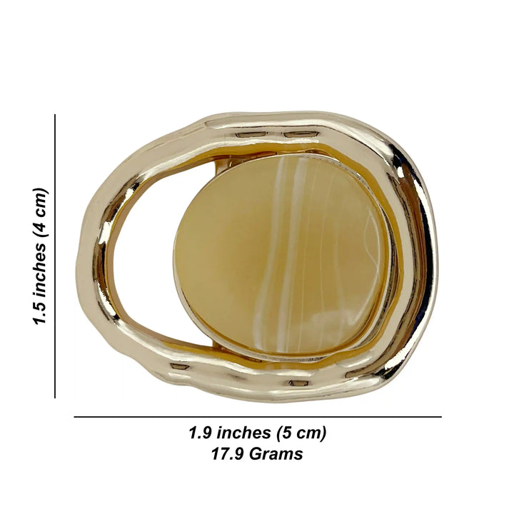 Molten Gold Marbled Buckle