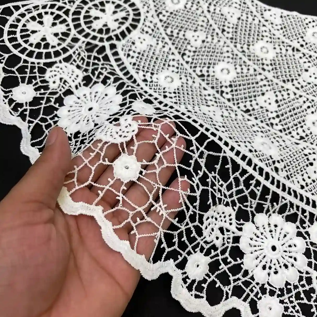 Crochet  Guipure Lace Collar
