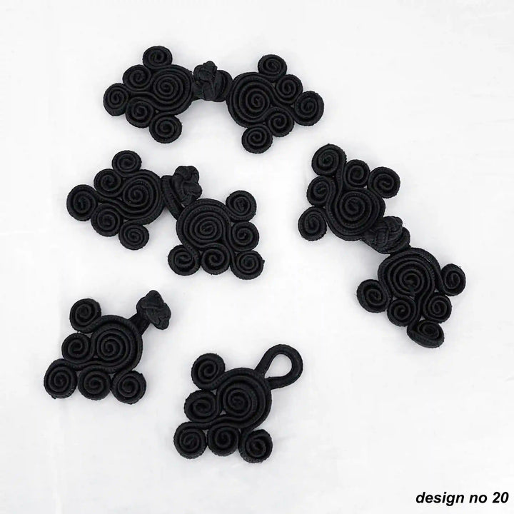 Intricate Floral Style Knot Button