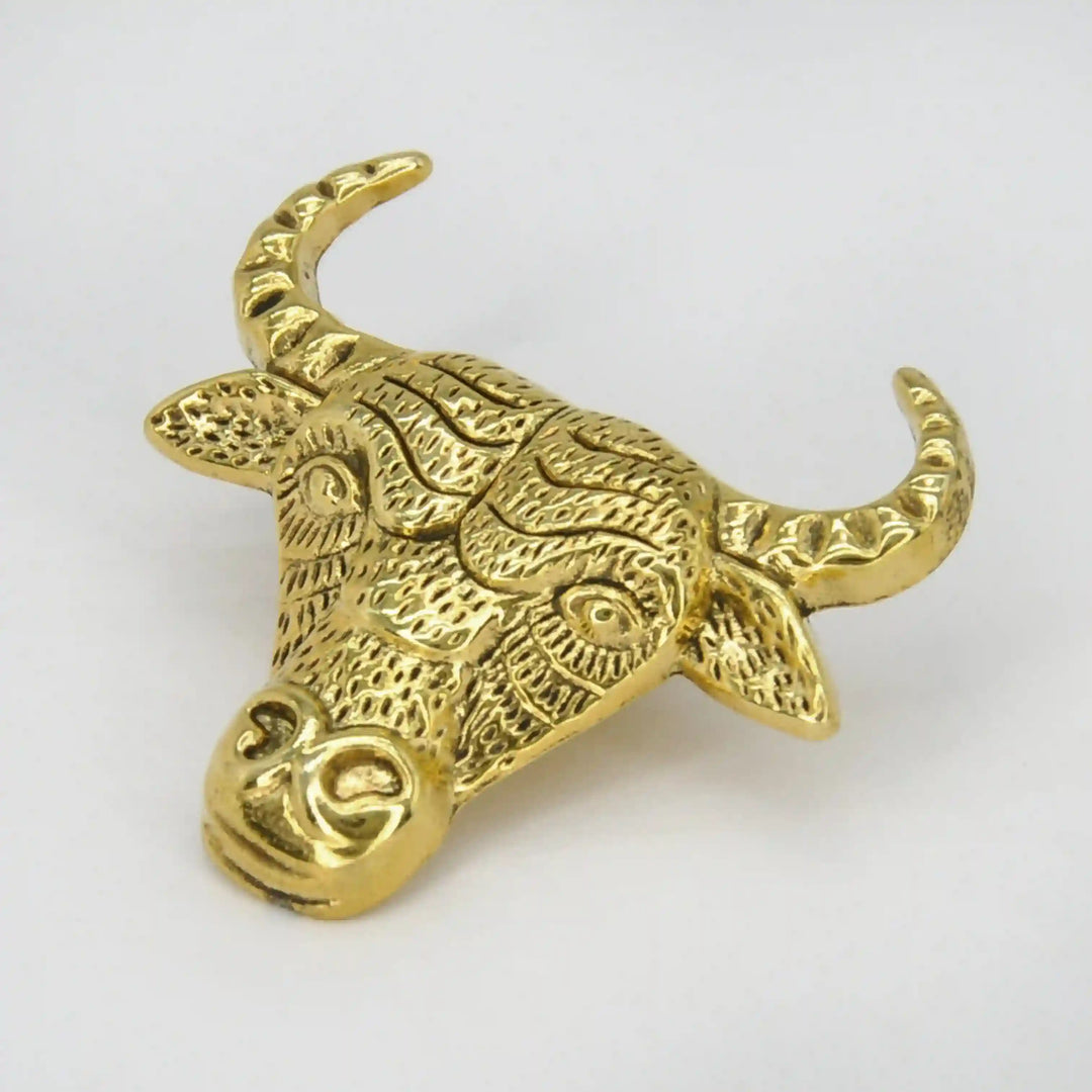 Bull Style Metal Brooch
