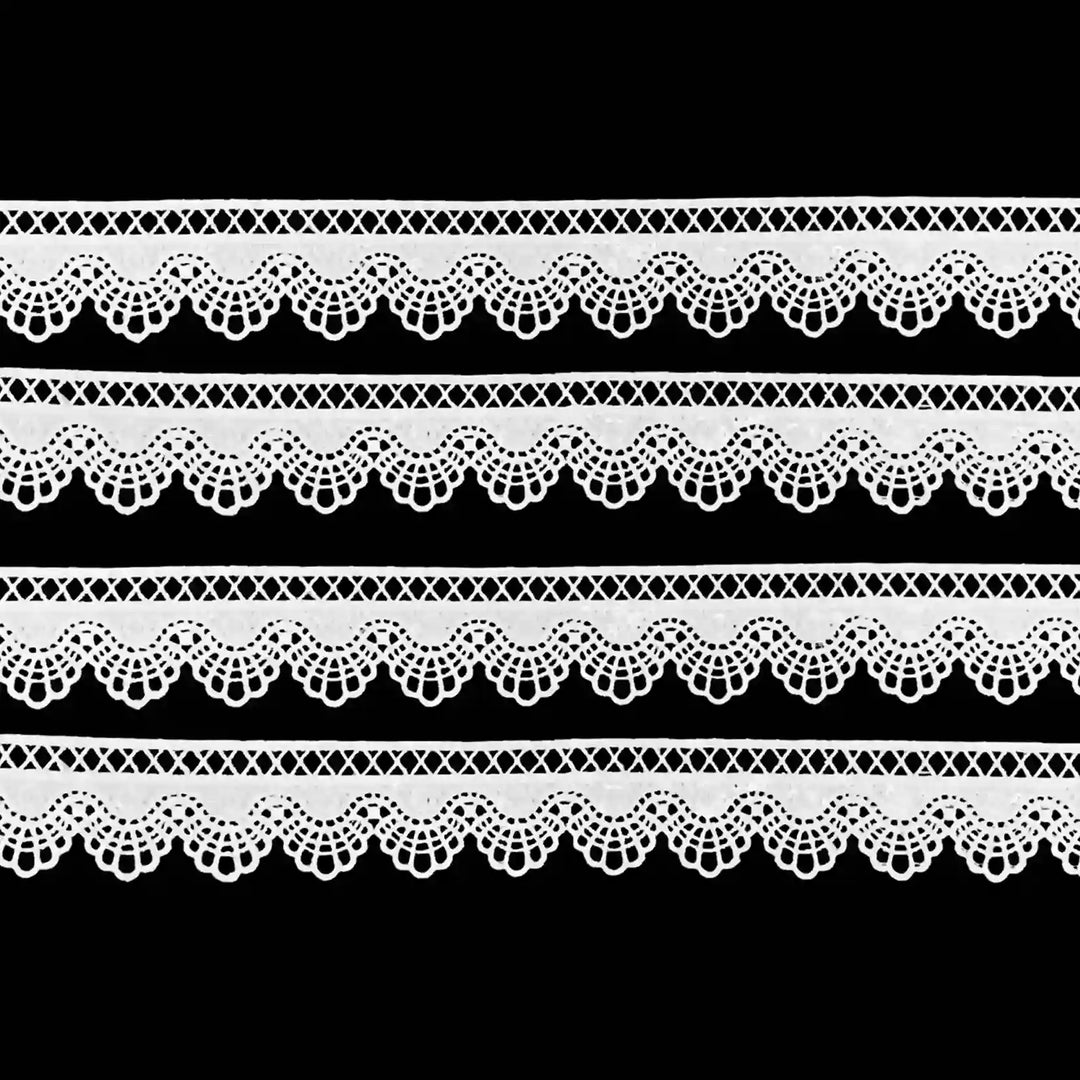 Medallion Border style Lace trim | 2  Meter