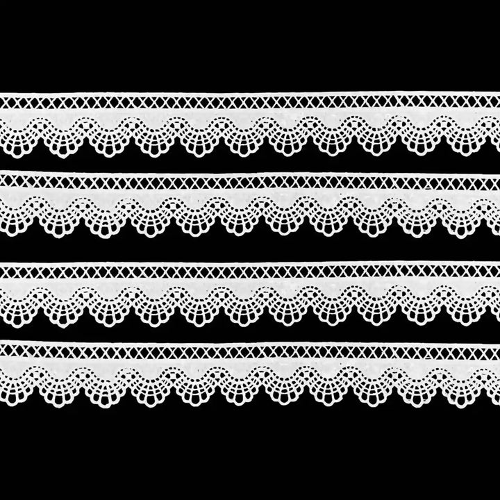 Medallion Border style Lace trim | 2  Meter