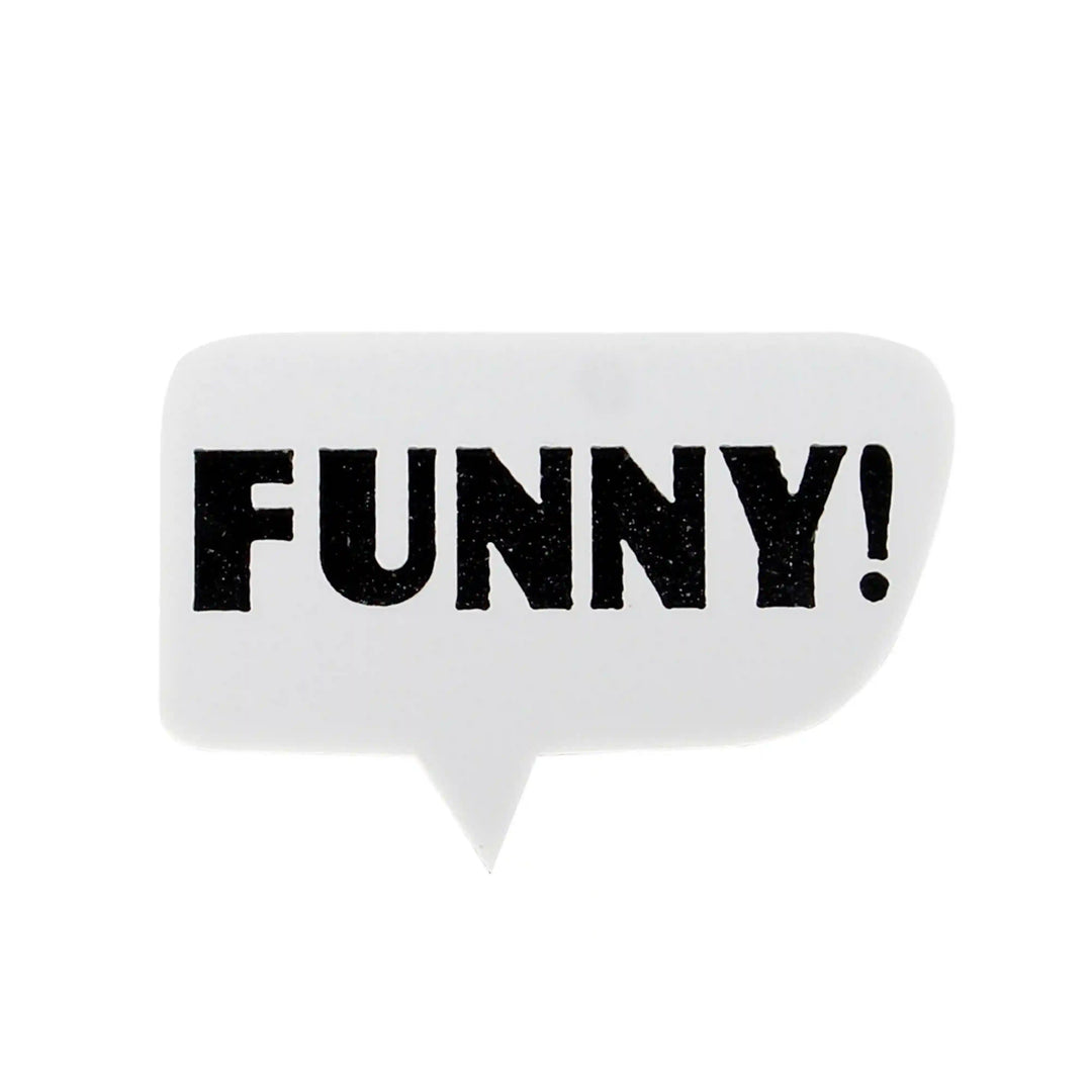 Funny Word Bubble Pin