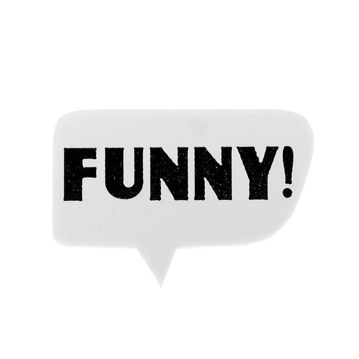Funny Word Bubble Pin
