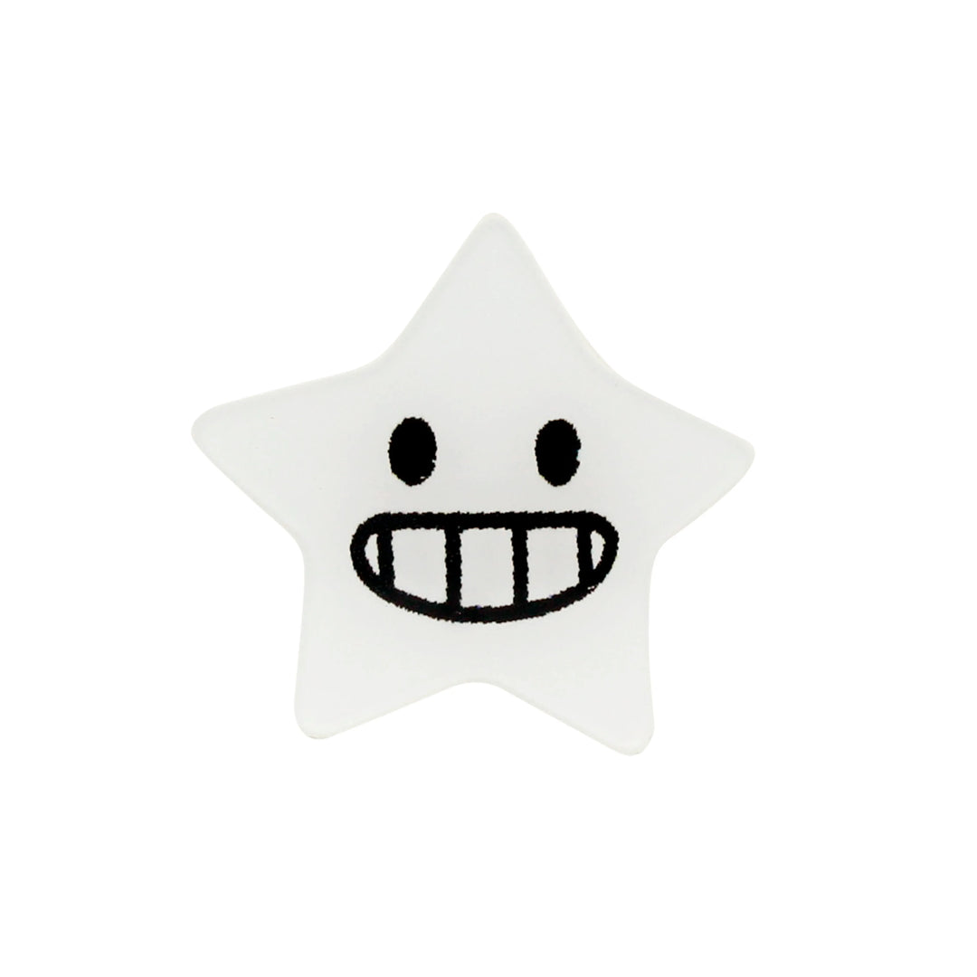 Smiley Star Brooch