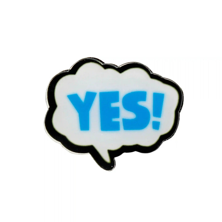 Cloud Yes Acrylic Brooch