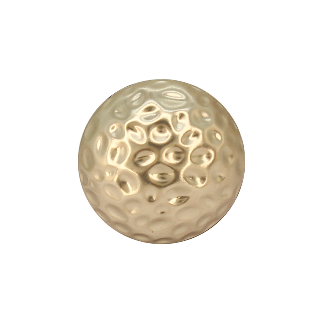 Hammered Design Metal Button for Clothing