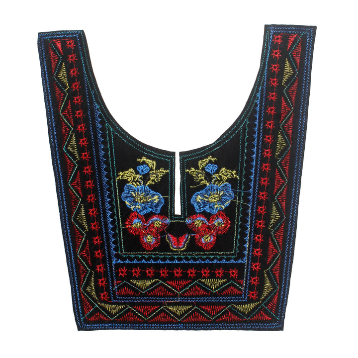 Geometric Symphony Ethnic Neckline