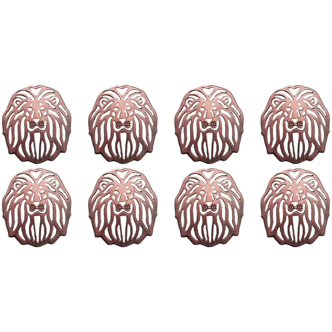 Laser Cut Lion Metal Buttons | 19mm(30L) & 24mm(38L)