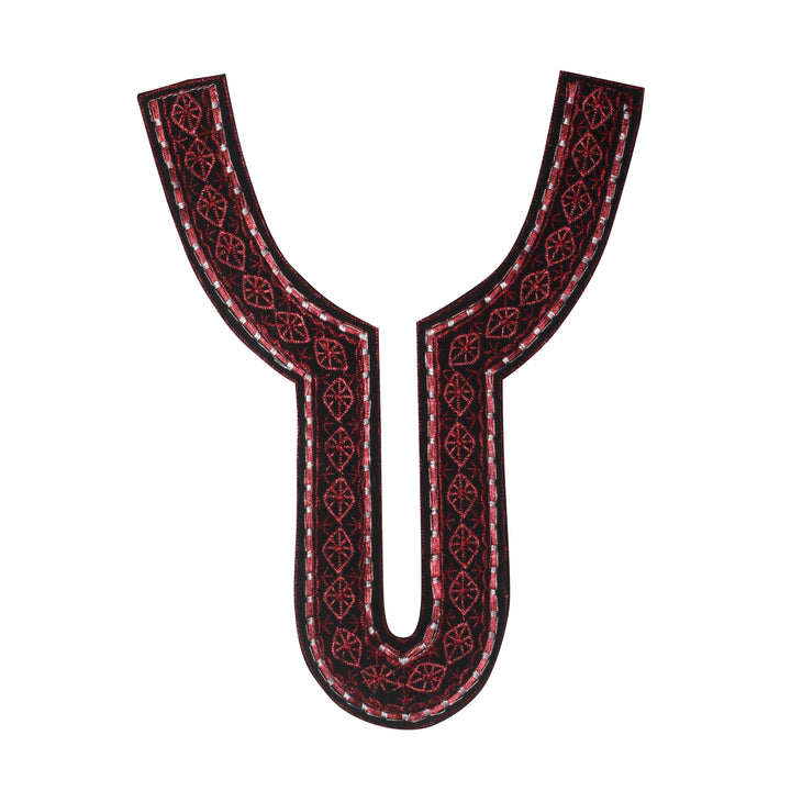 Embroidery U-Shape Yoke