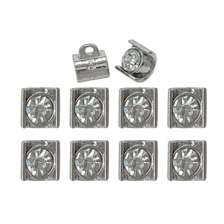 Decorative Square Metal Button for shirt