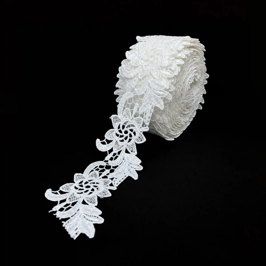 White Leaf Vine Lace | K-633