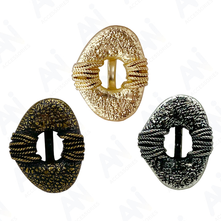 Rope Design Metal Button for DIY Projects