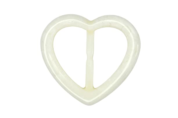 Heart Shape Marble Texture Abs Buckle