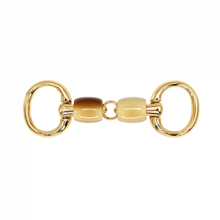 Marble/Resin Inset Horsebit Shoe & Bag Hardware