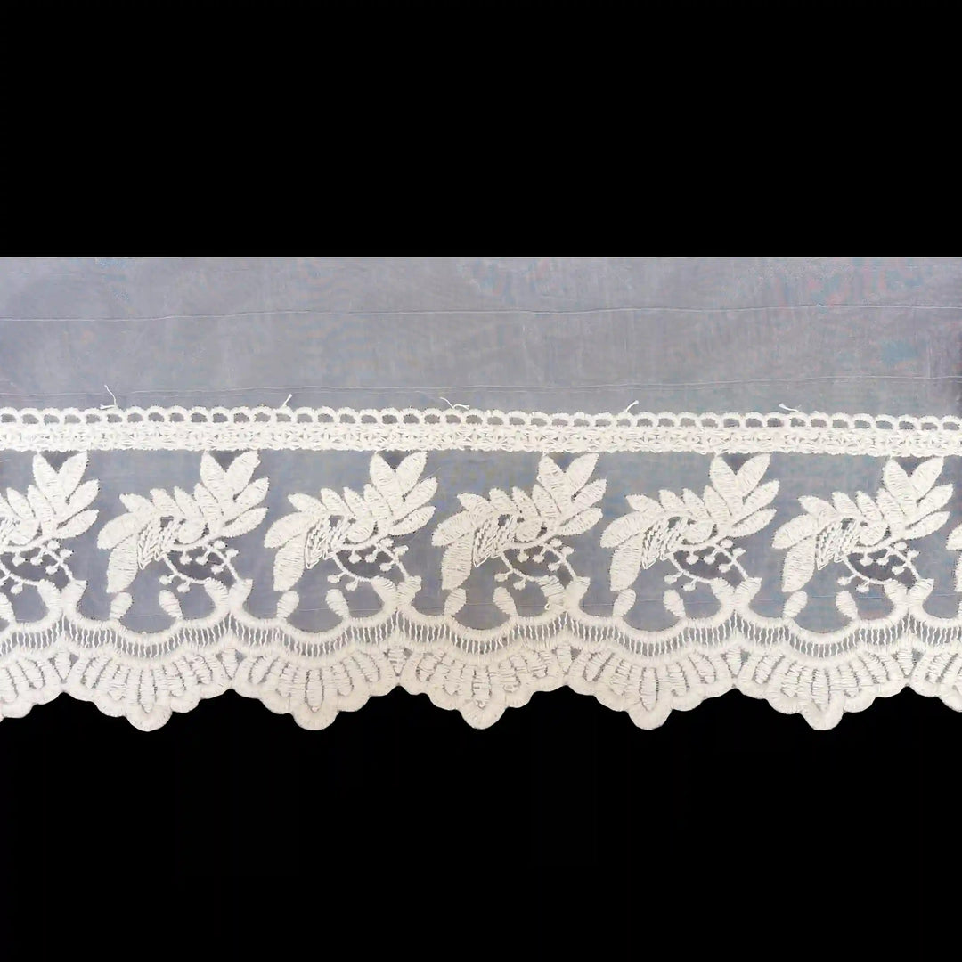 Leaf Garland Organza Lace | 2 Meters | CE-17