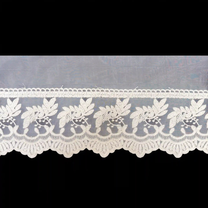Leaf Garland Organza Lace | 2 Meters | CE-17