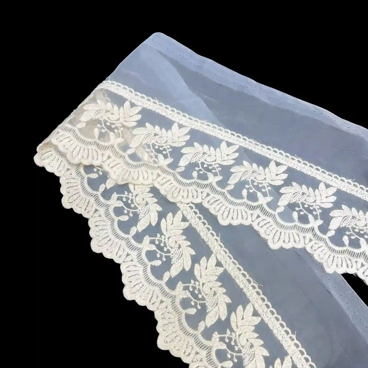 Leaf Garland Organza Lace | 2 Meters | CE-17