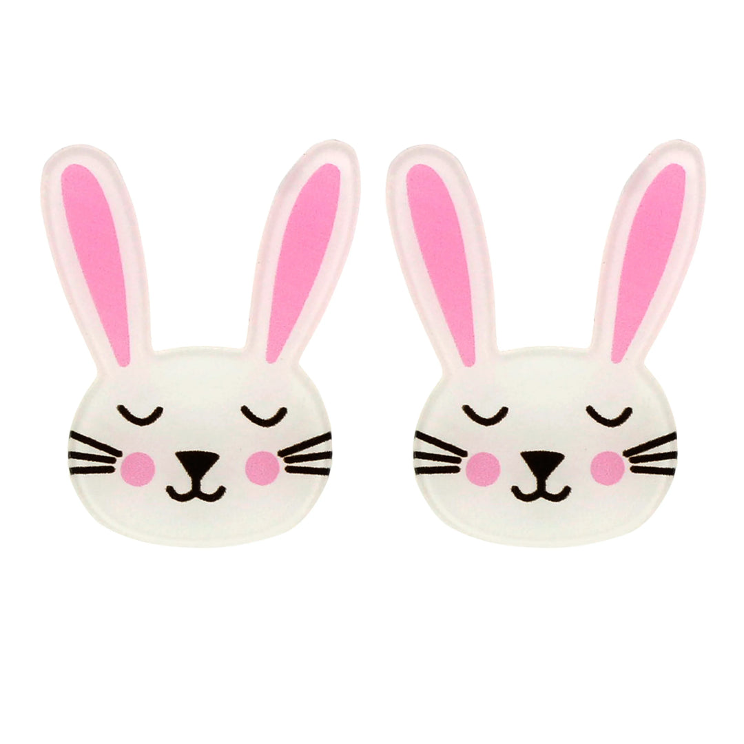 Acrylic Duel Bunny Brooch