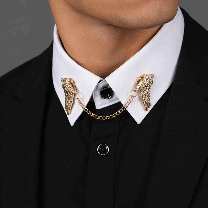 Angel Wing Collar Pin