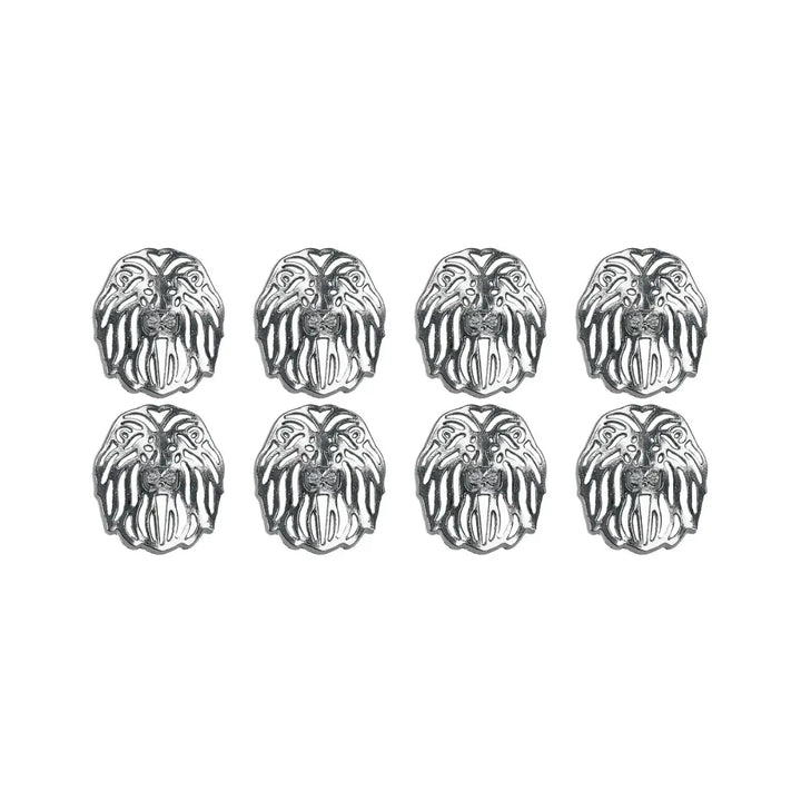 Laser Cut Lion Metal Buttons | 19mm(30L) & 24mm(38L)