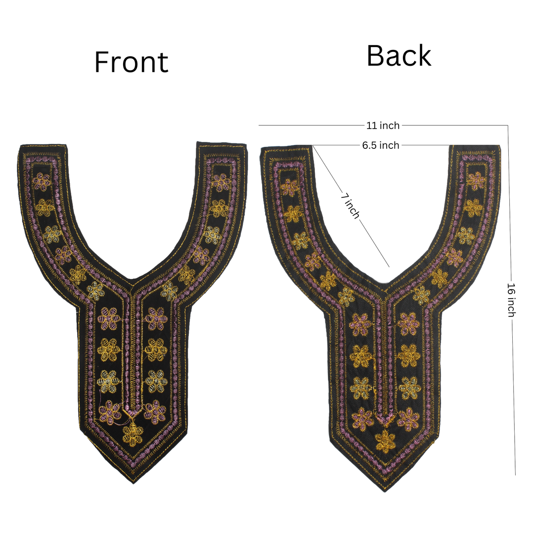 Bohemian Style Embroidery Neckline