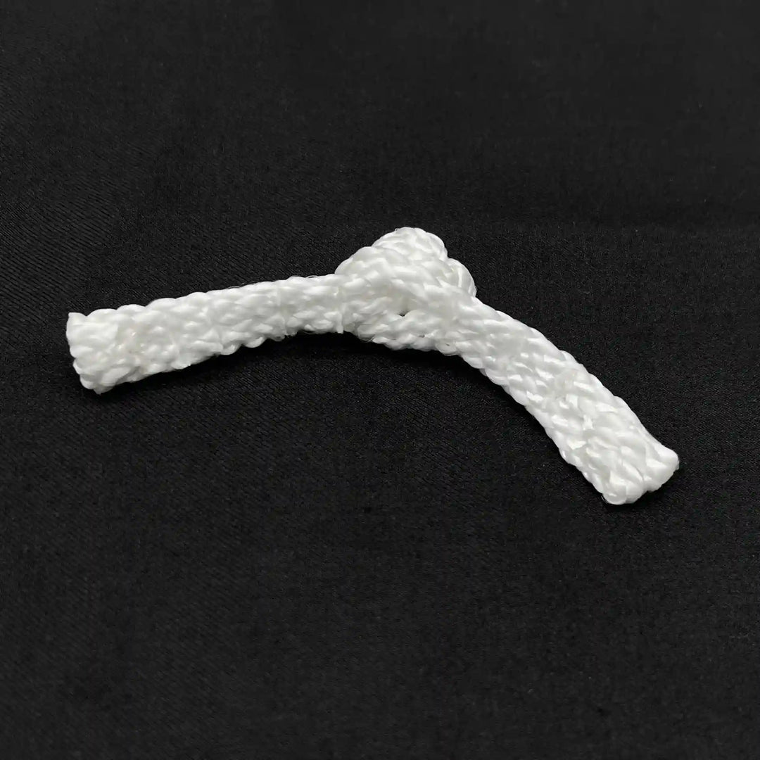 White Braided Pankou Fastener Frog Closure Buttons